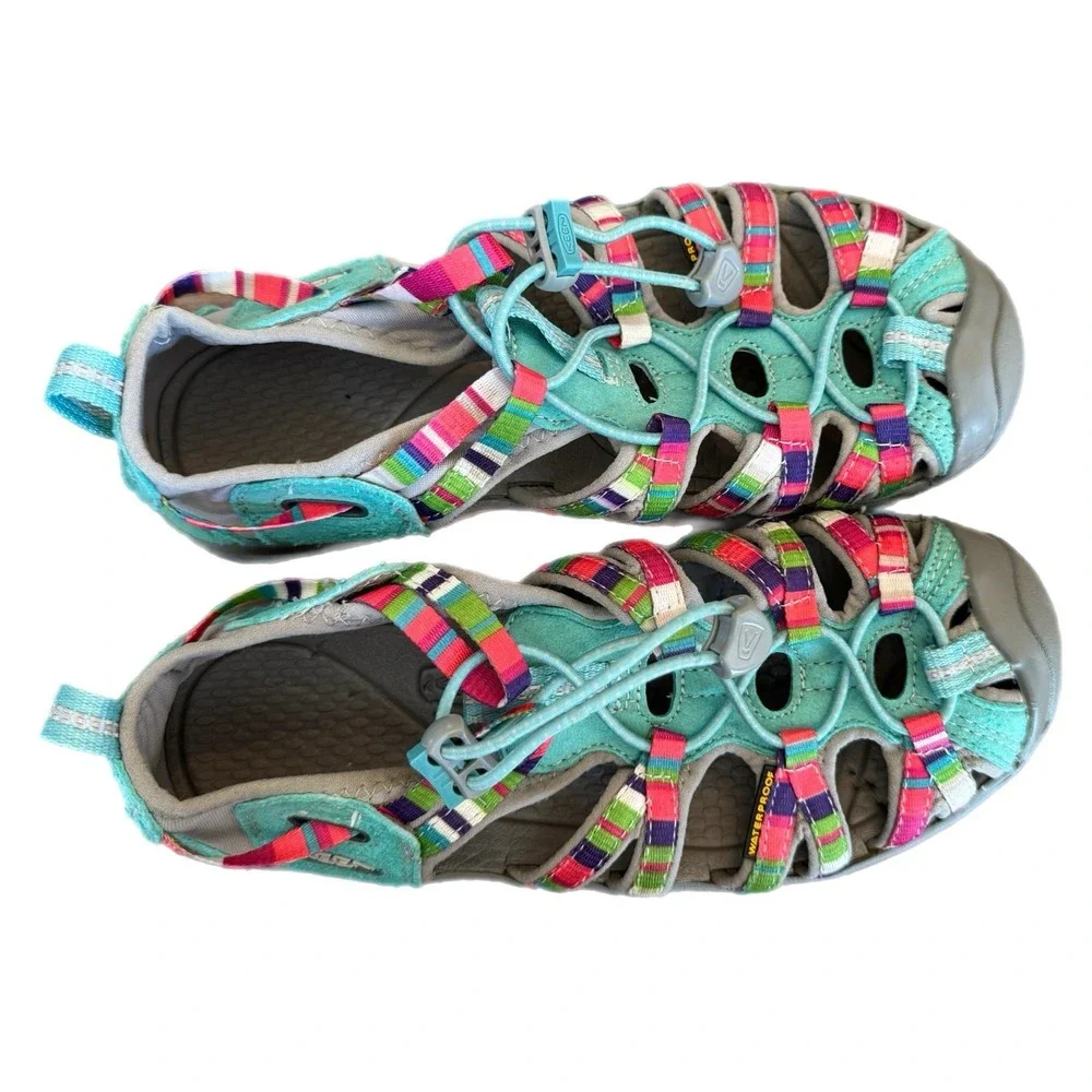 KEEN Kids Whisper Sandals Shoes Raya Fusion Youth Size 4 Style 1014257 girls